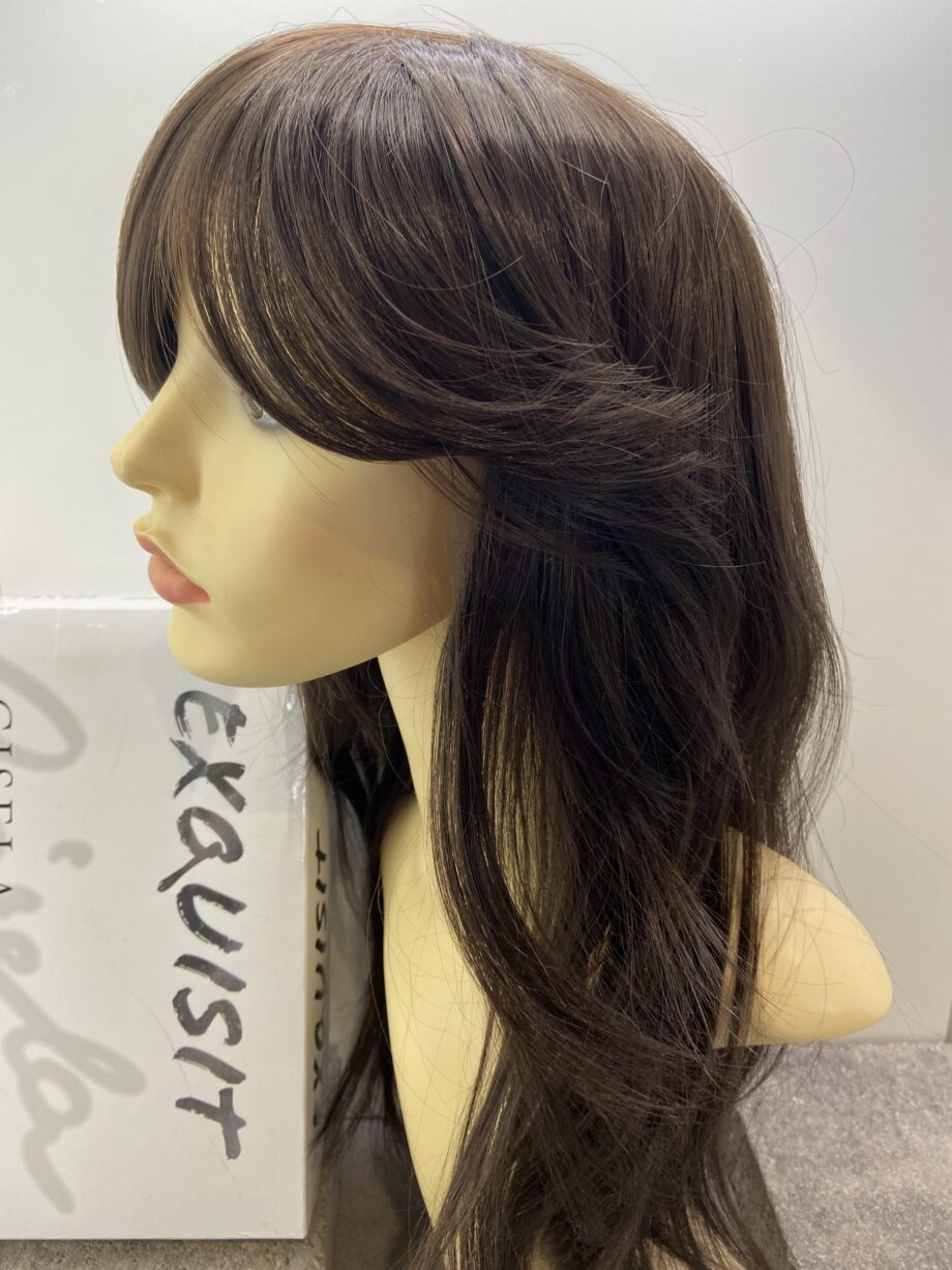 New dark brown long wig. Bbrls154