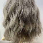 Soft grey long wavy wig. Plgmw44