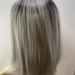 Rooted silver wig. Plgls535