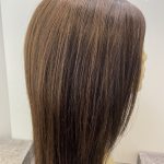 Chestnut brown long wig. Brls33