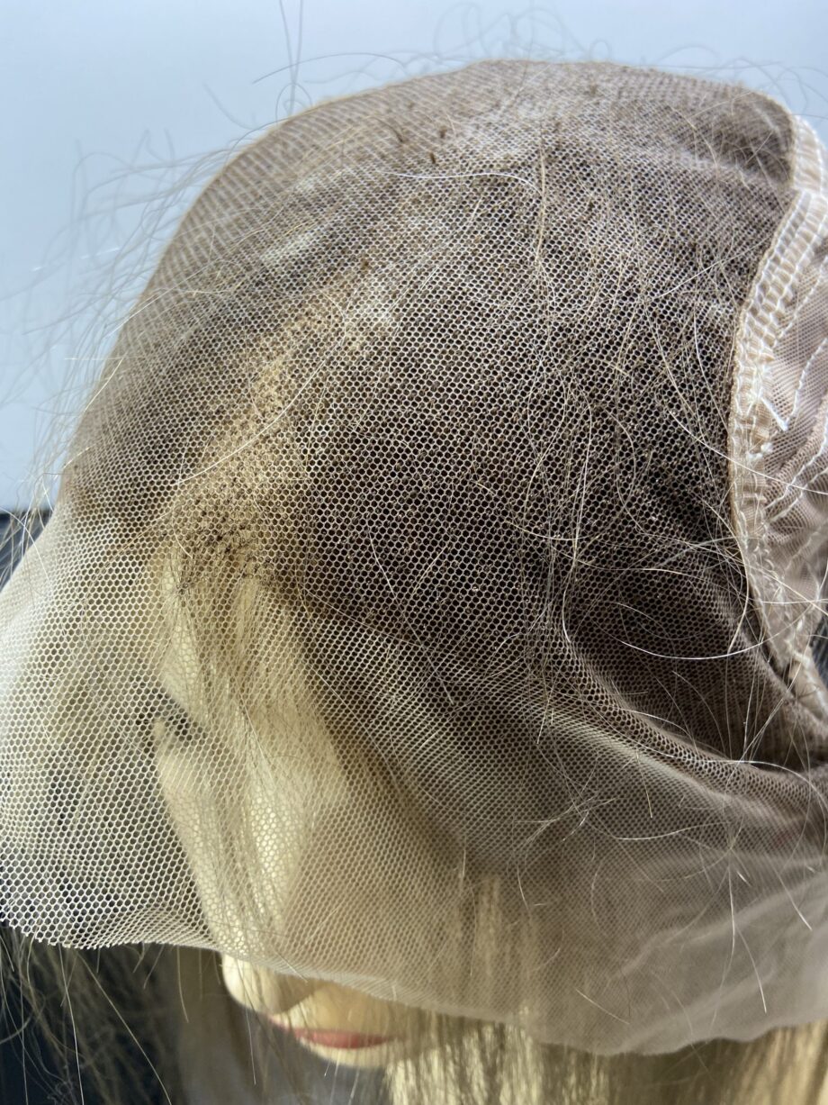 Long blonde new soft cap wig. Bblls191