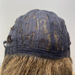 Shiny brown highlighted wig. Brms302