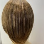 Shiny brown highlighted wig. Brms302