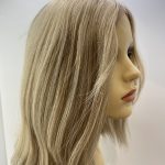 Rooted blonde soft cap long wig. Blls308