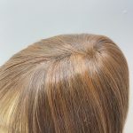 Stunning shiny sleek brown long wig. Brms79