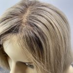Rooted blonde soft cap long wig. Blls308