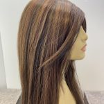 Highlighted brown long wig. Bbrls202