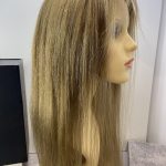 Long blonde new soft cap wig. Bblls191