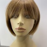Sleek Sandy brown wig. Blms71