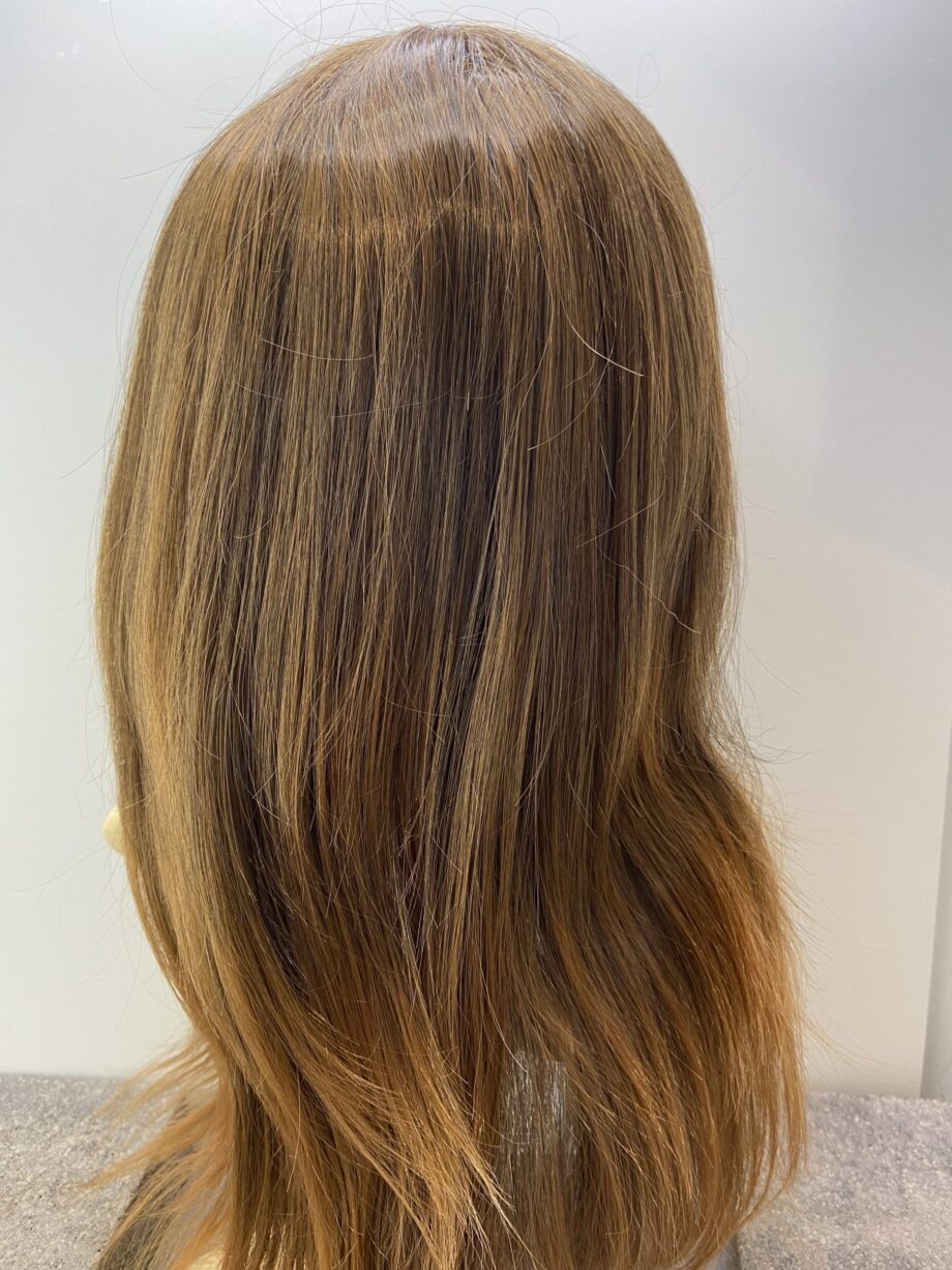 Sleek Ginger brown long wig. Brls78