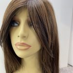 Highlighted brown long wig. Bbrls202