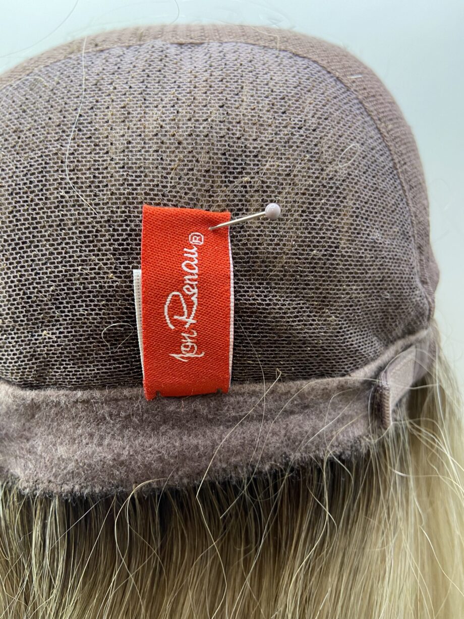 Rooted blonde soft cap long wig. Blls308