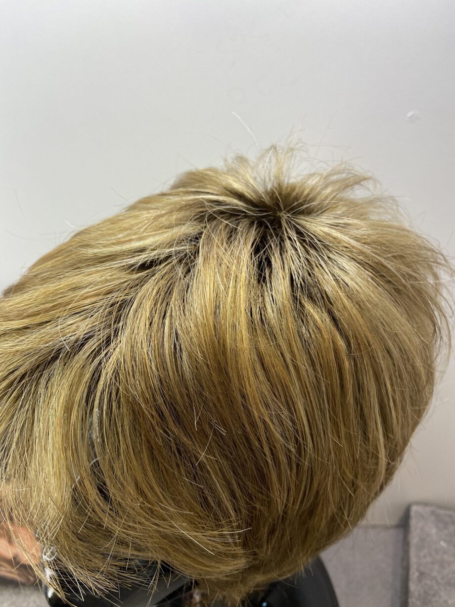 Rooted blonde short new wig. Bblss200