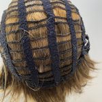 Shiny brown highlighted wig. Brms302