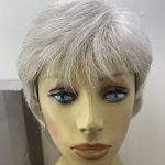 Silver stylish short wig. Bgsw209