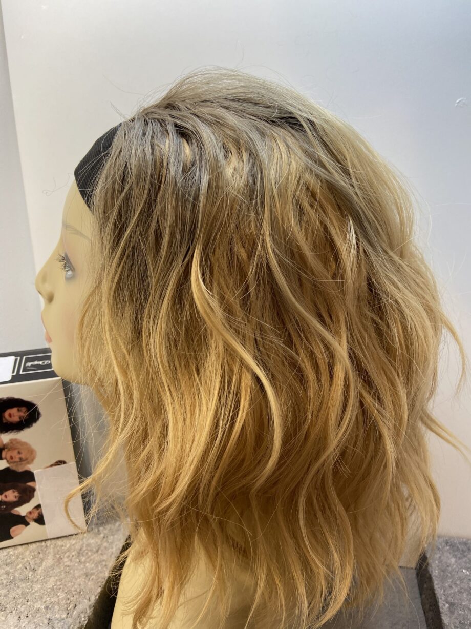 Blonde rooted hair band wig. Bblmw218