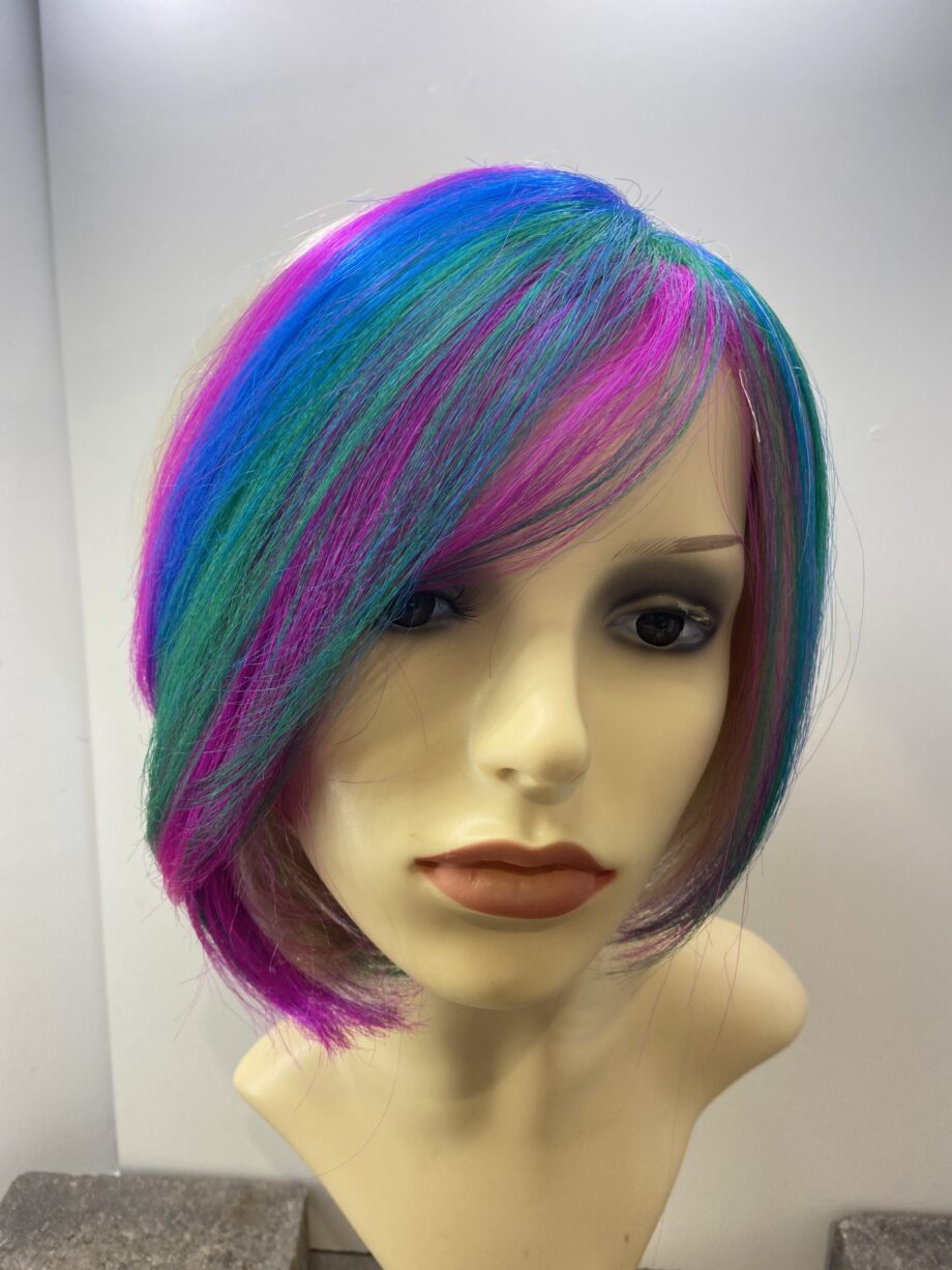 Multi coloured blonde wig. Blms59