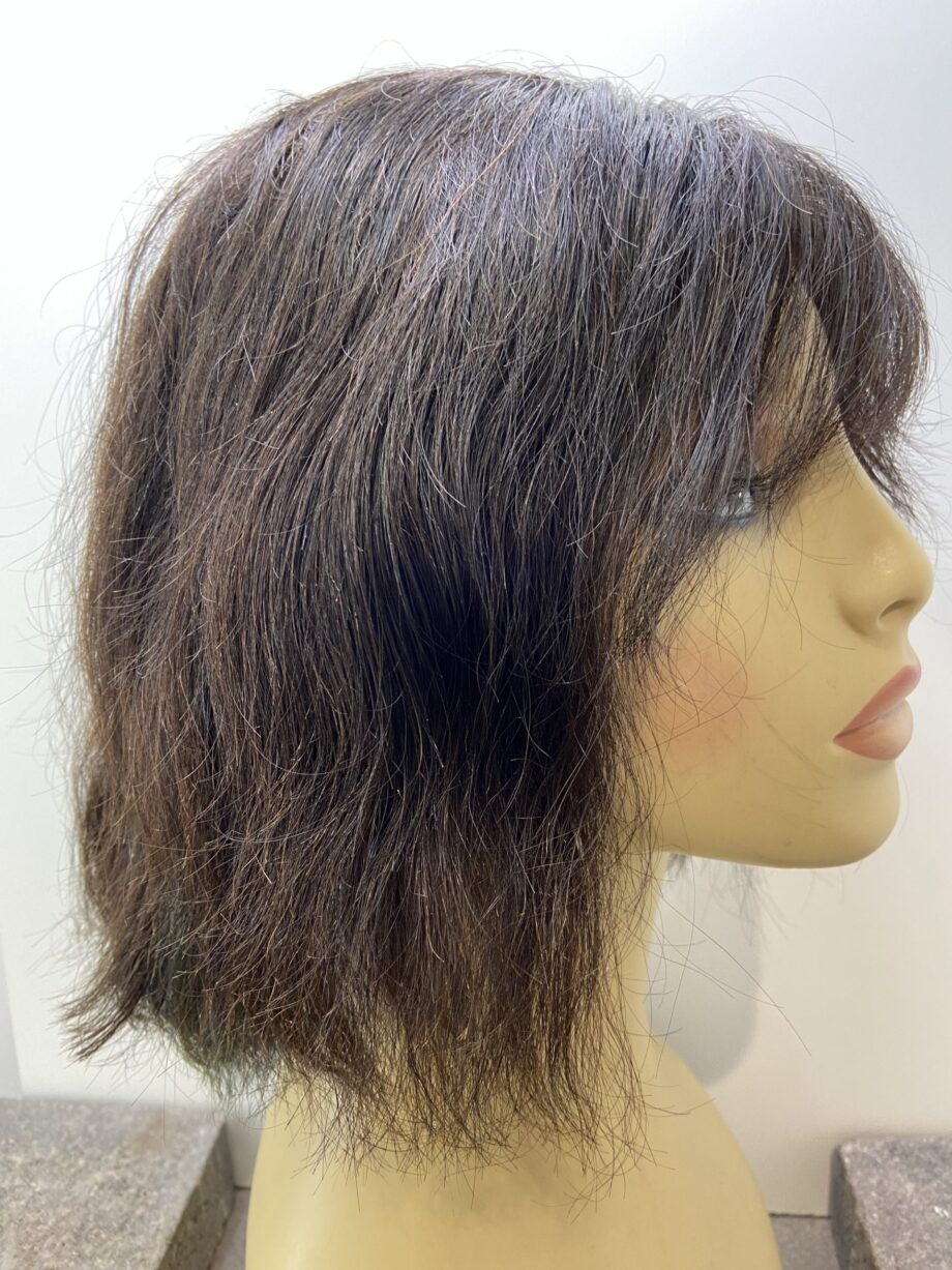 Brown wavy with coloured ends. Brmw41