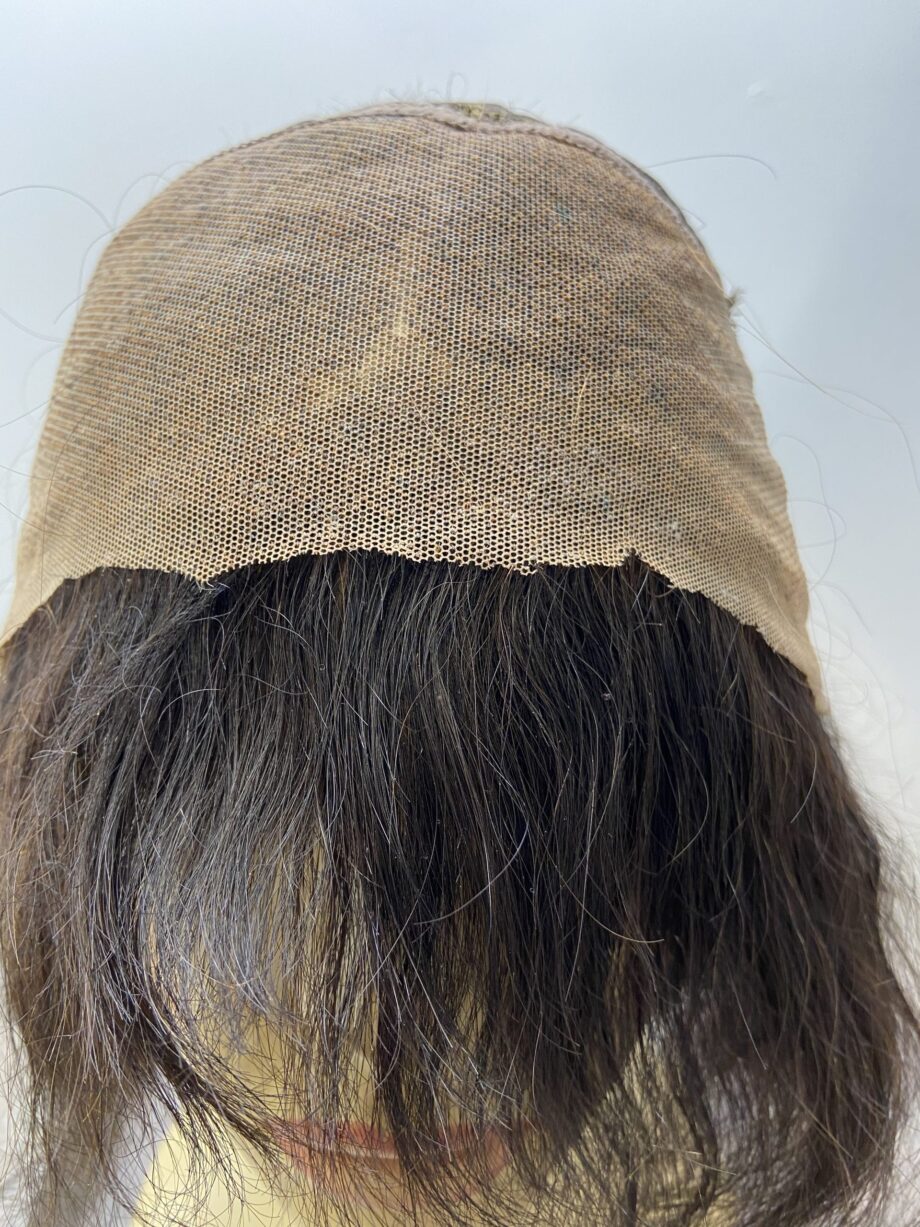 Brown wavy with coloured ends. Brmw41