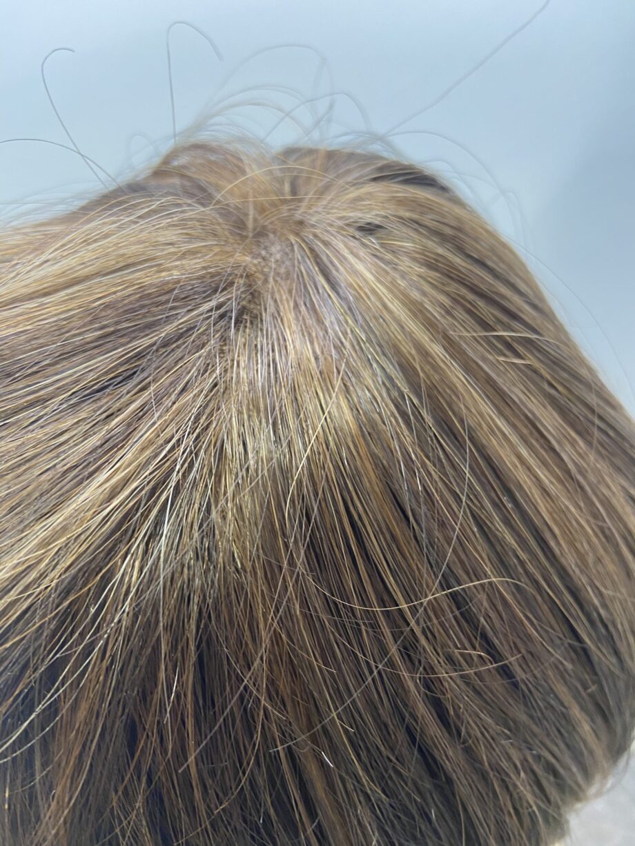 Soft cap silky soft brown wig. Bss323