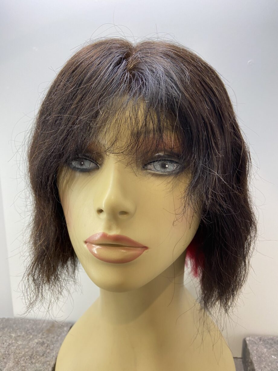 Brown wavy with coloured ends. Brmw41