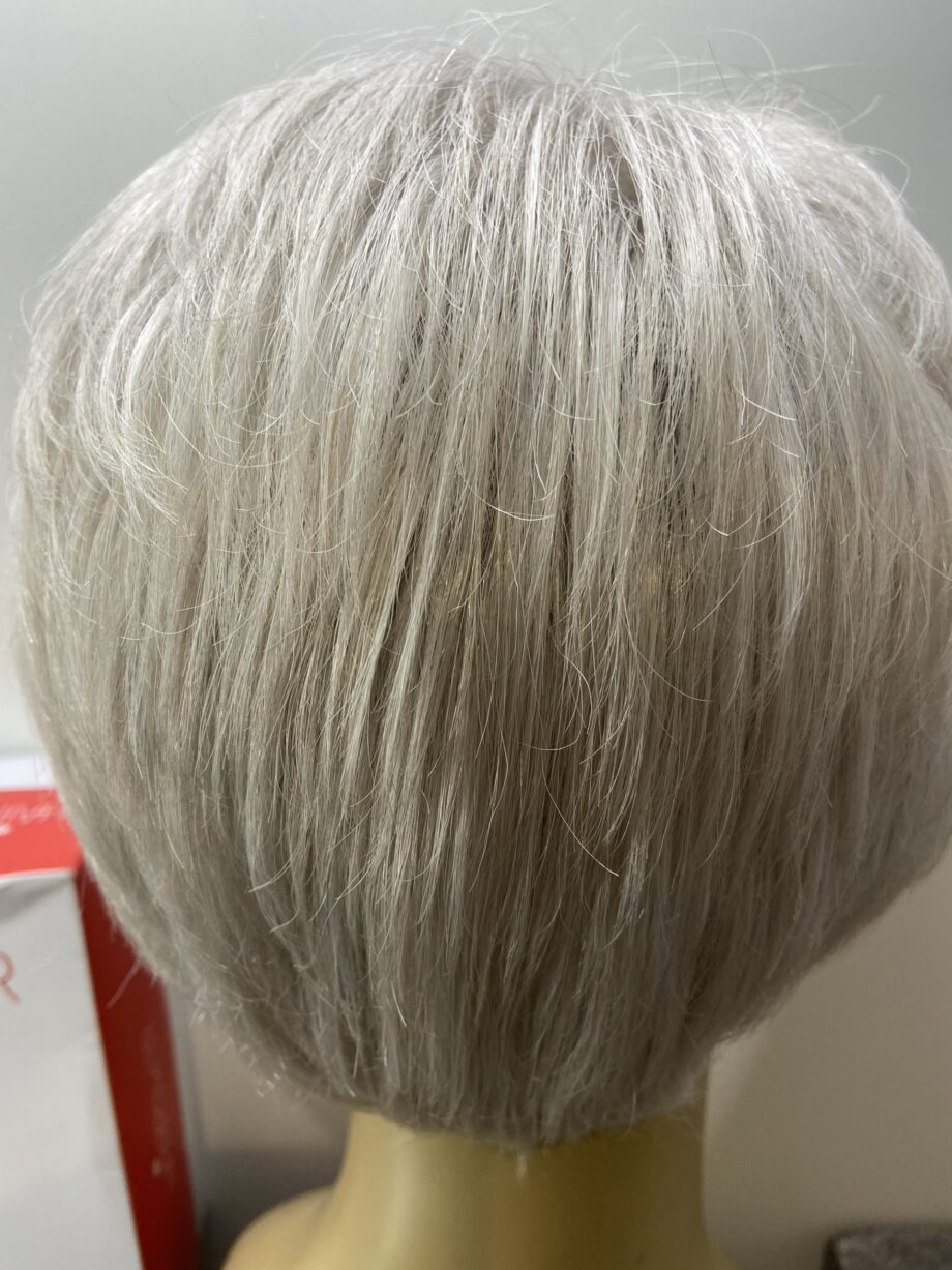 Silver grey short wig. Bsss231