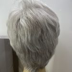 Silver stylish short wig. Bgsw209