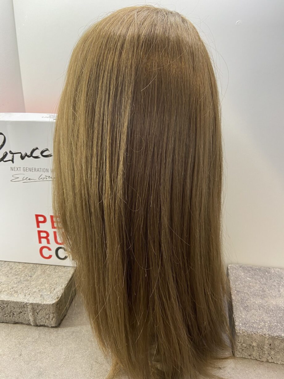 Brown soft cap long hair piece. Bbrls229