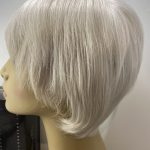 Silver white short wig. Bgss230