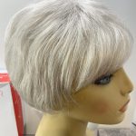 Silver grey short wig. Bsss231