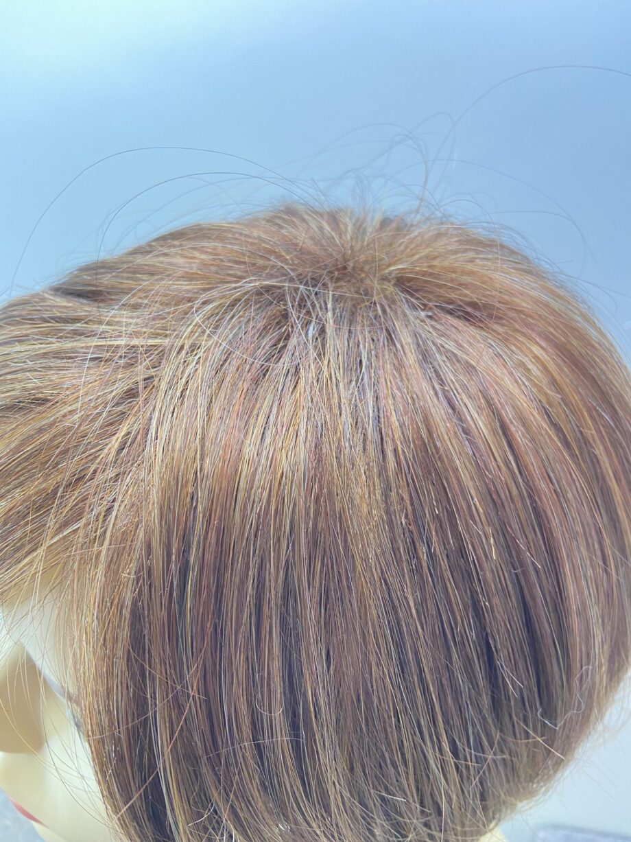 Copper short stylish wig. Brss314