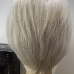 Silver white short wig. Bgss230
