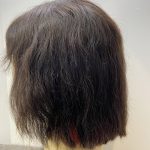 Brown wavy with coloured ends. Brmw41