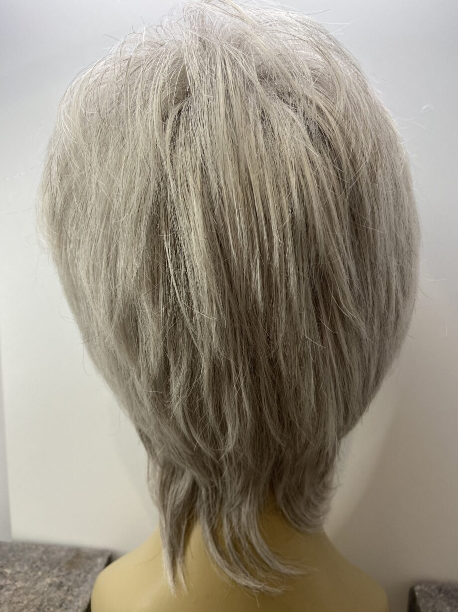 Stylish silver grey wig. Sss58