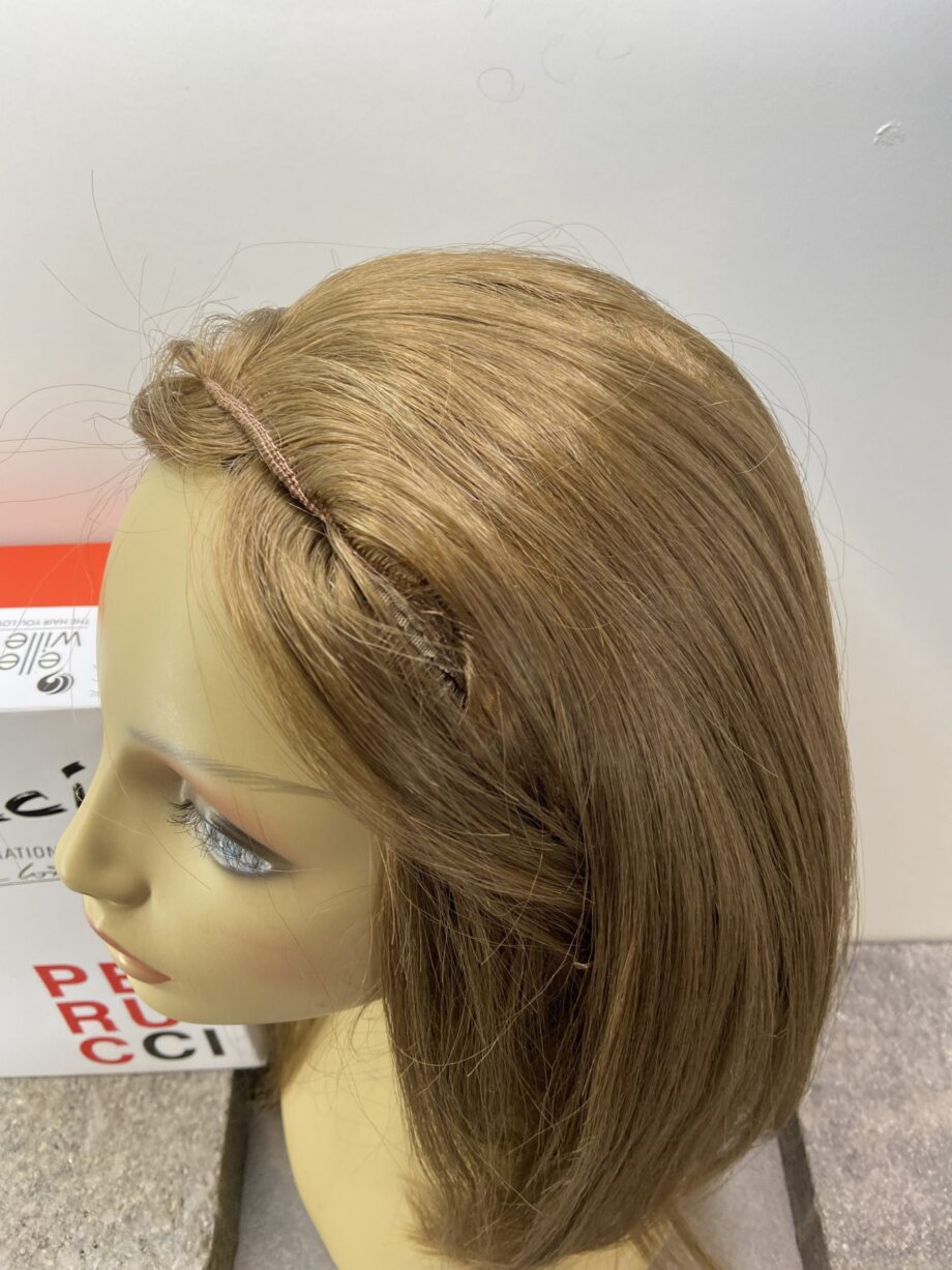 Brown soft cap long hair piece. Bbrls229