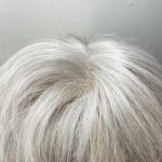 Silver grey short wig. Bsss231
