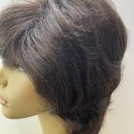 Dark brown wavy wig. Brmw316
