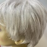 Silver grey short wig. Bsss231