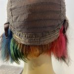 Brown wavy with coloured ends. Brmw41