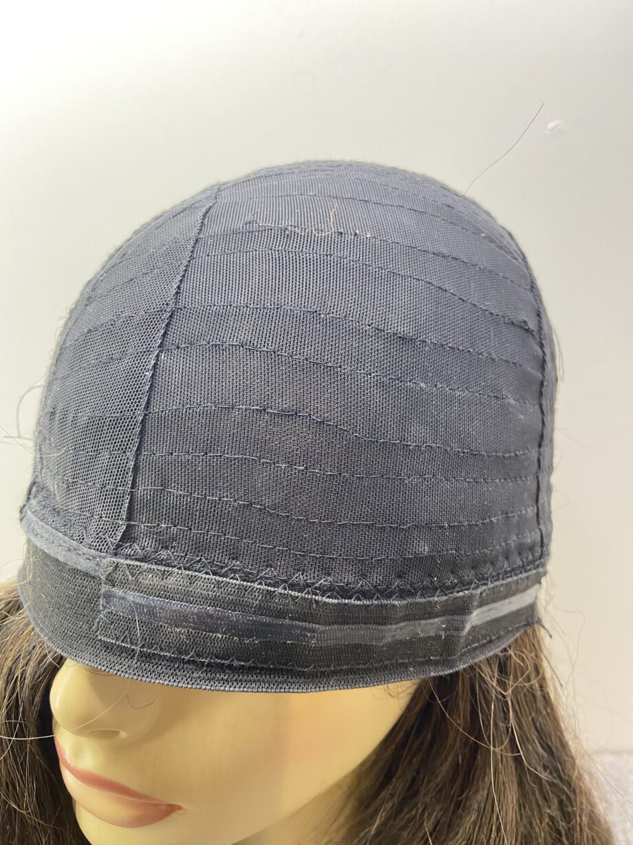 Soft Hair band brown soft cap wig. Brms313