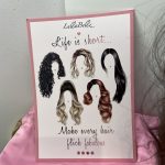 Extra long wavy soft cap brown wig. Brlc49