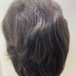 Dark brown wavy wig. Brmw316