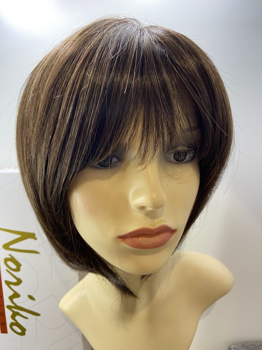 Highlighted brown shiny wig. Bbrms248