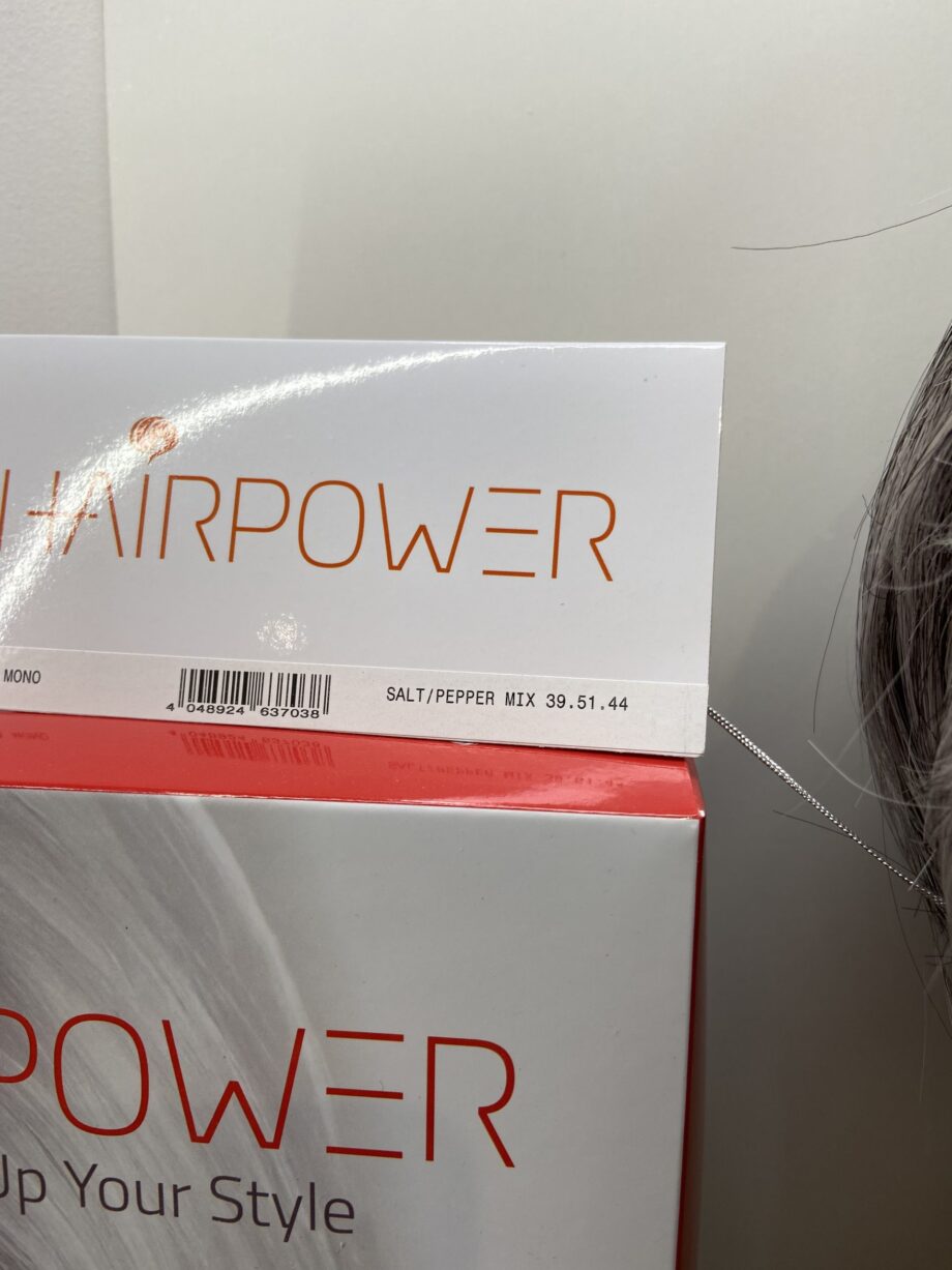 Hairpower salt/pepper new wig. Bgms245