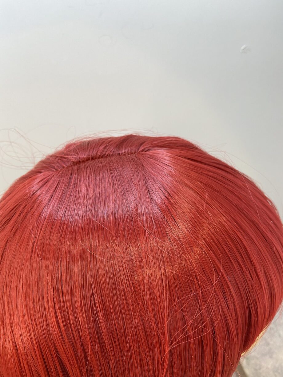 Wine red long wig. Redls705