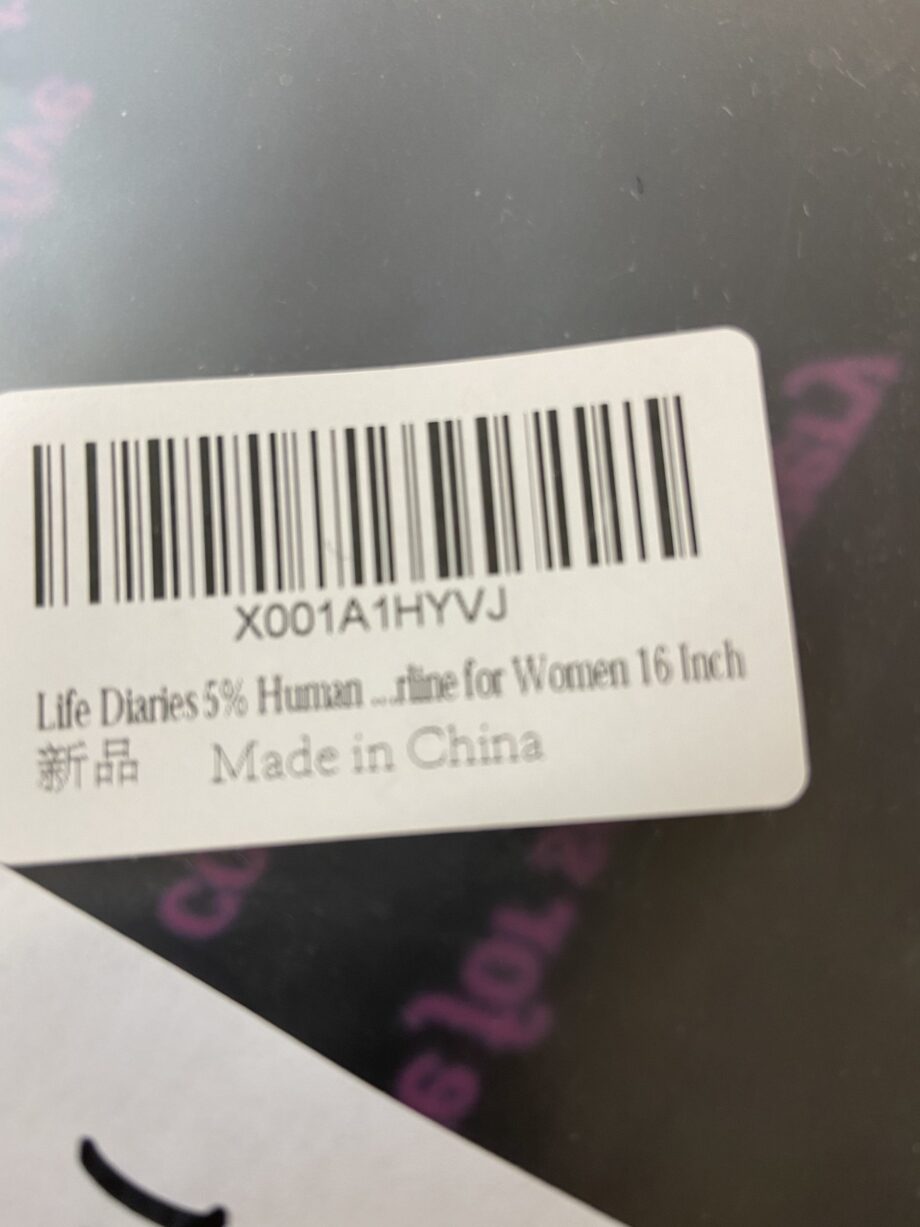 5% human hair plum long wig. Rls706