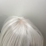 New Silver ash blonde short super soft wig. Bgms251