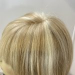 Light blonde highlighted wig. Blms714