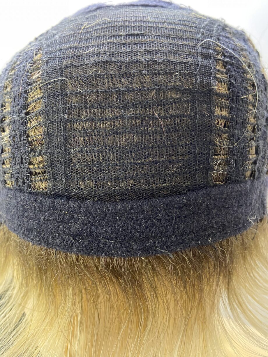 Boxed Blonde rooted short wig. Bblss254
