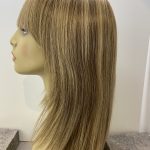 Long blonde highlighted wig. Blls715